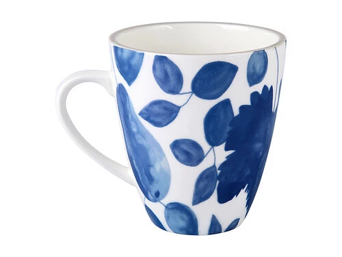 Giverny Coupe Mug Set of 4 350ML Blue Gift Boxed - Image 3