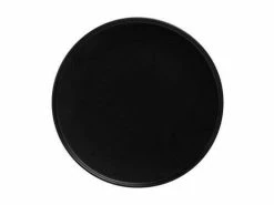 Caviar Black High Rim Plate 24.5cm