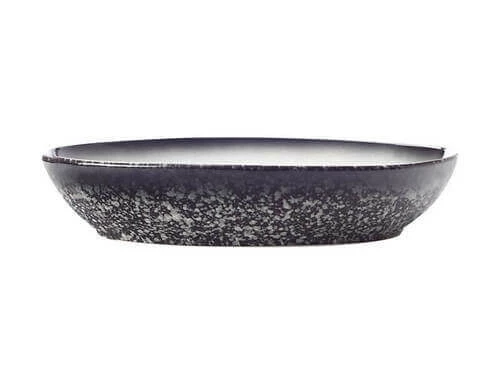 Caviar Granite Oval Bowl 30x20cm