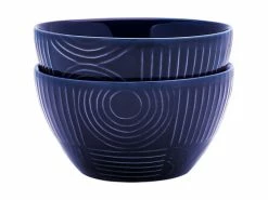 Arc Bowl Set of 4 12cm Indigo Blue Gift Boxed