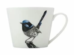 Marini Ferlazzo Birds Mug 450ML Sqt Superb Fairy-wren