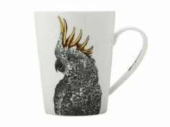 Marini Ferlazzo Birds Mug 450ML Tall Sulphur-crested Cockatoo