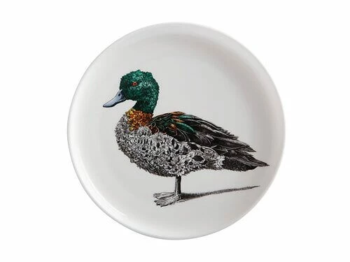 Marini Ferlazzo Birds Plate 20cm Chestnut Teal Duck