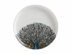 Marini Ferlazzo Birds Plate 20cm Indian Peacock