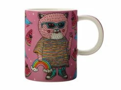 Mulga the Artist Mug 450ML Cat