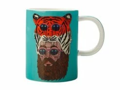 Mulga the Artist Mug 450ML Tiger Man