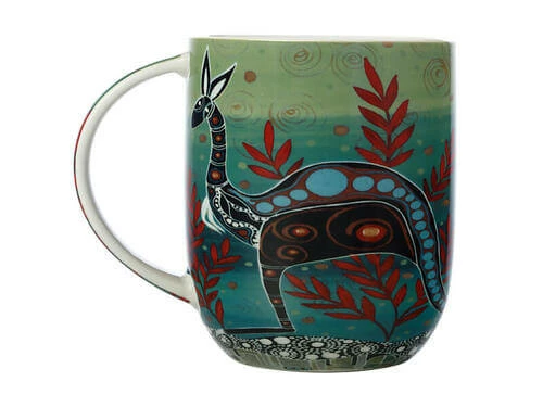 Melanie Hava Journeys Mug 440ML Kangaroos Gift Boxed - Image 2