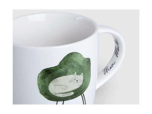 Marc Martin Feline Friends Mug 400ML One Eye Open Gift Boxed - Image 3