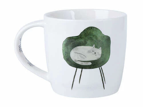 Marc Martin Feline Friends Mug 400ML One Eye Open Gift Boxed - Image 2