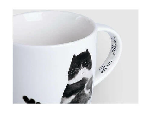 Marc Martin Feline Friends Mug 400ML Grumpy Cat Gift Boxed - Image 2