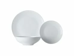 White Basics Tribeca Coupe Dinner Set 12 Piece