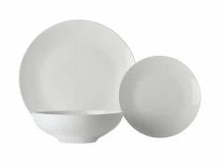 White Basics Tribeca Coupe Dinner Set 18 Piece