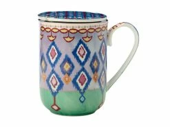 Teas & C's Zanzibar Lidded Mug with Infuser 340ML Gift Boxed