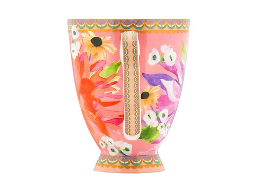 Teas & C's Dahlia Daze Footed Mug 300ML Pink Gift Boxed - Image 2