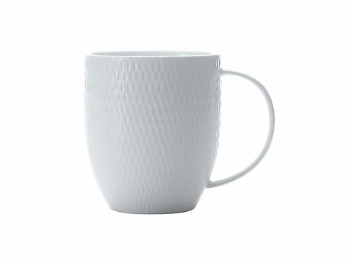 White Basics Diamonds Coupe Mug 370ML