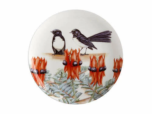 Royal Botanic Gardens Victoria Garden Friends Plate 20cm Willy Wagtail Gift Boxed - Image 3