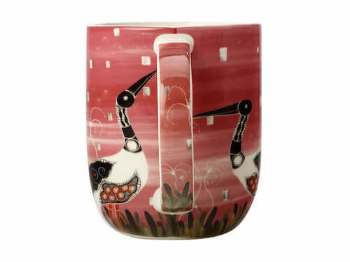Melanie Hava Jugaig-Bana-Wabu Mug 440ML Jabirus Pink Gift Boxed - Image 2