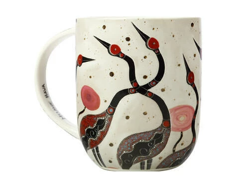 Melanie Hava Jugaig-Bana-Wabu Mug 440ML Brolgas Gift Boxed - Image 3
