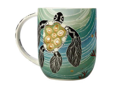 Melanie Hava Jugaig-Bana-Wabu Mug 440ML Turtles Gift Boxed - Image 3
