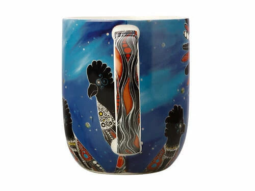 Melanie Hava Jugaig-Bana-Wabu Mug 440ML Black Cockatoos Gift Boxed - Image 2