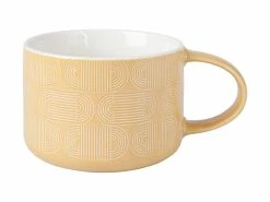 Crest Jumbo Mug 500ML Ochre