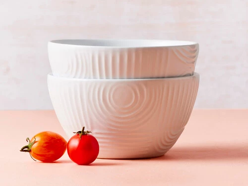 Arc Round Bowl Set of 2 12cm White Gift Boxed - Image 3